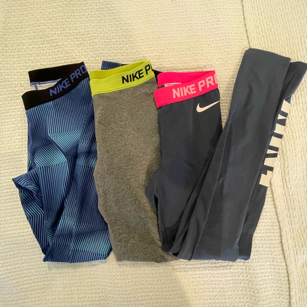 Lot of 3 pairs of active pants
